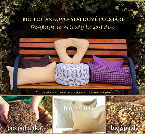 Bio pohankovo-špaldové polštáře