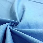 Modrý ("Sky") denim - 100% biobavlna - ručně tkané