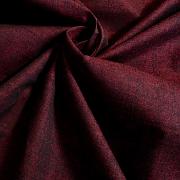 Protkávaná noční červená 100% bio bavlna - ručně tkaná